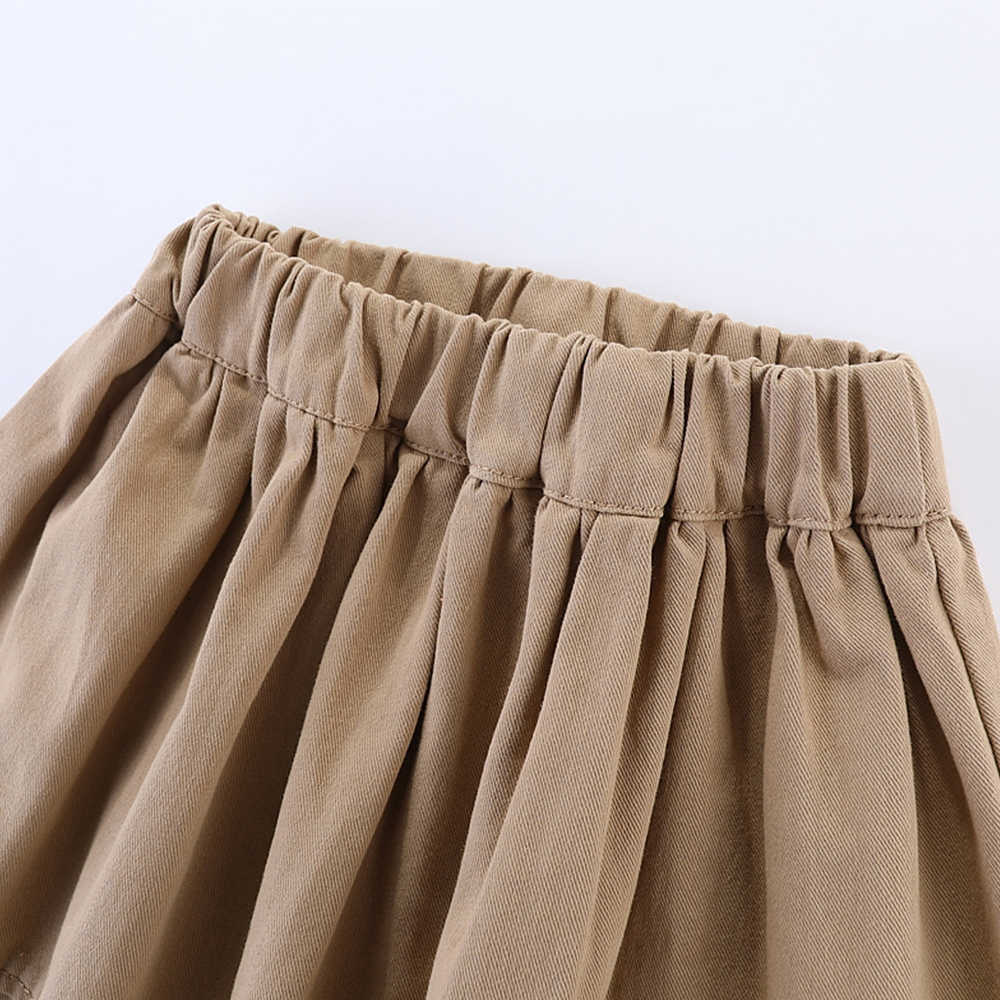 Mudkingdom Girls Skirts Plain Twill Skirt for School Girl Solid Fashion Children Clothing 2 to 7 Years Kids Clothes 210615