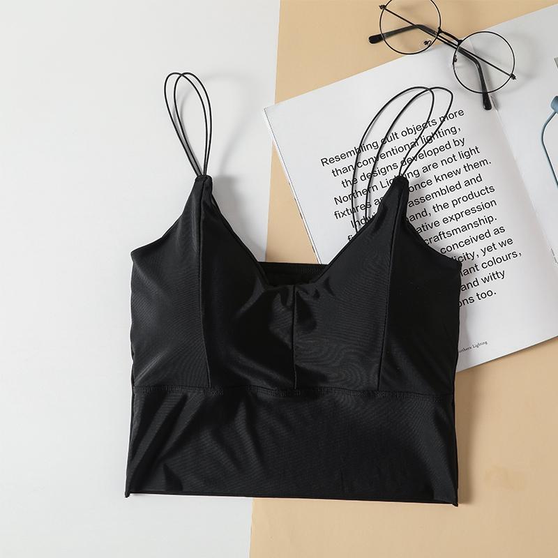 Women's Tanks & Camis Women Everyday Tank Top Solid Color Thin Strap V Neck Vest Female Casual Bottom Tube
Women's Tanks & Camis Women Everyday Tank Top Solid Color Thin Strap V Neck Vest Female Casual Bottom Tube