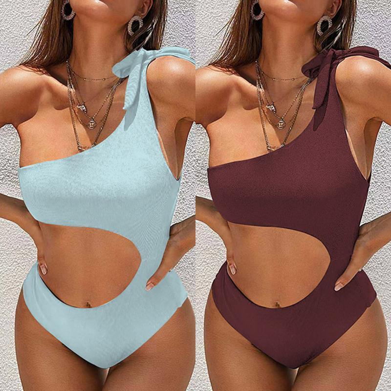 Women's Swimwear Sexy Cut Out Strappy High Waist One Piece Mono Bikini Set Swimsuit Bathing Suit Beachwear Soild Color 2 Fashion, Blue
Women's Swimwear Sexy Cut Out Strappy High Waist One Piece Mono Bikini Set Swimsuit Bathing Suit Beachwear Soild Color 2 Fashion, Blue