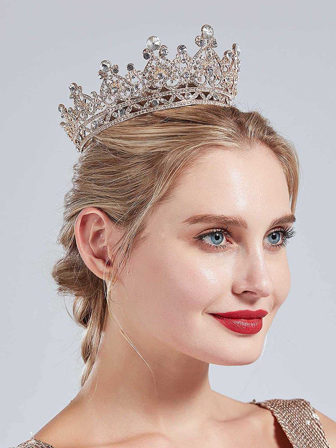 FORSEVEN Full Circle Rhinestones Bride Tiaras Queen Princess Pageant Diadem Crown de Noiva Wedding Hair Jewelry Accessories H0827