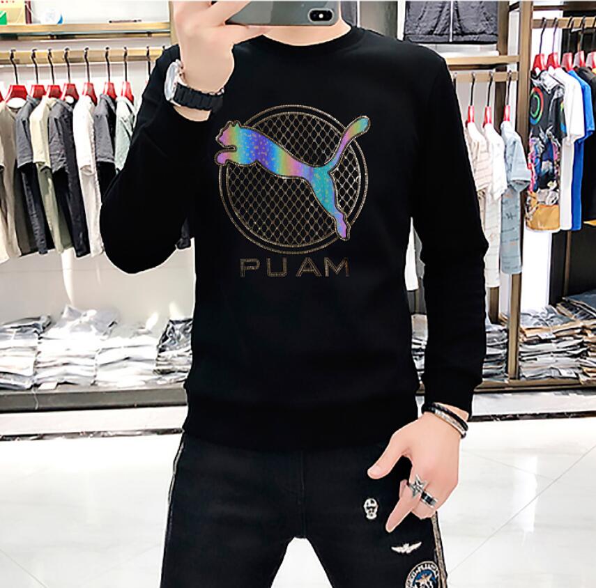 Men's Hoodies Sweatshirts Men's trend sweater long sleeve top 2021 autumn winter new personalized leisure built-in spot T-shirt, W1
Men's Hoodies Sweatshirts Men's trend sweater long sleeve top 2021 autumn winter new personalized leisure built-in spot T-shirt, W1