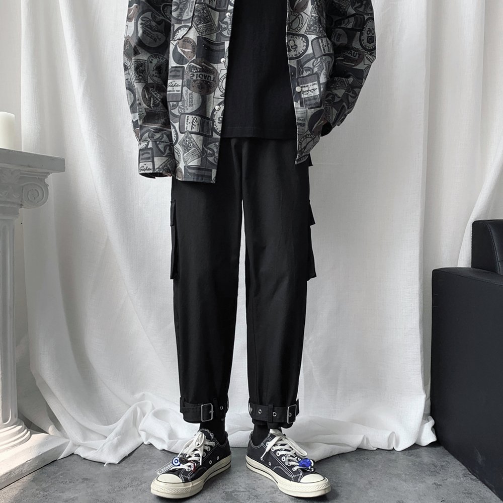 2021 New Men's Loose High-quality Trousers Active Elastic Hip Hop Sweatpants Cotton Casual Black/kahaki Color Cargo Pants M-2xl W6pv, Khaki
2021 New Men's Loose High-quality Trousers Active Elastic Hip Hop Sweatpants Cotton Casual Black/kahaki Color Cargo Pants M-2xl W6pv, Khaki