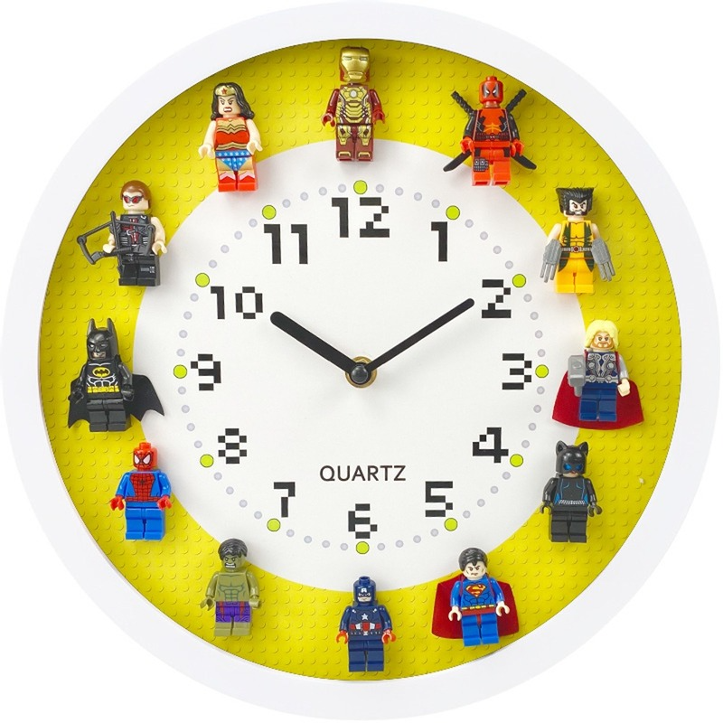 Christmas Gift Building Blocks Superhero Compatible with Lego Blocks Superhero Hanging Clock
Christmas Gift Building Blocks Superhero Compatible with Lego Blocks Superhero Hanging Clock