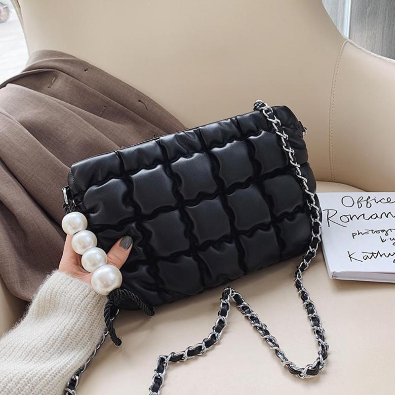Women Bag Leather Shoulder Crossbody Fashion Pure Hot Sale Chain Crossbody Bags Delicate Soft Surface Purse Messenger Handbags, Black
Women Bag Leather Shoulder Crossbody Fashion Pure Hot Sale Chain Crossbody Bags Delicate Soft Surface Purse Messenger Handbags, Black