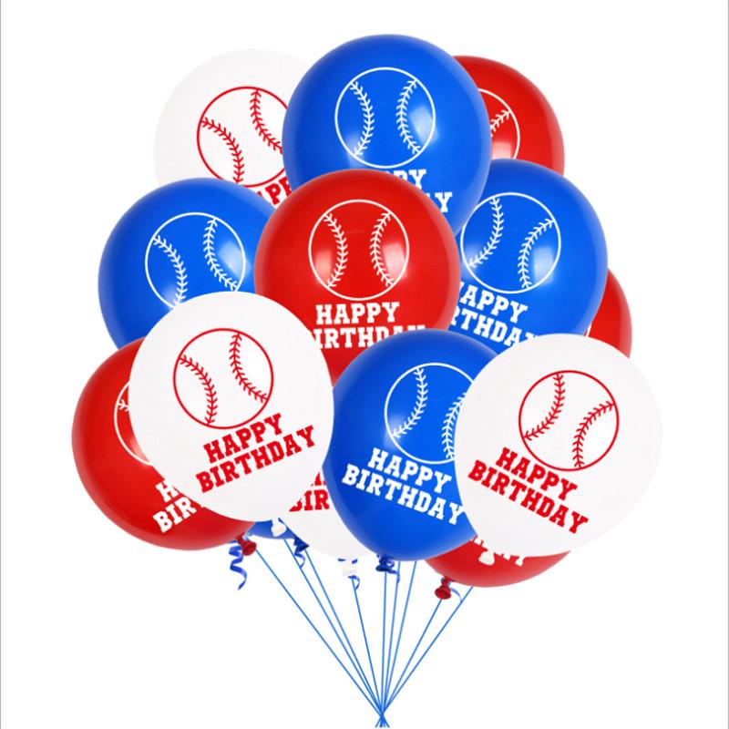 Party Decoration Baseball Balloon Set 12 Inch Latex Sports Theme Baby Shower Birthday Balloons
Party Decoration Baseball Balloon Set 12 Inch Latex Sports Theme Baby Shower Birthday Balloons