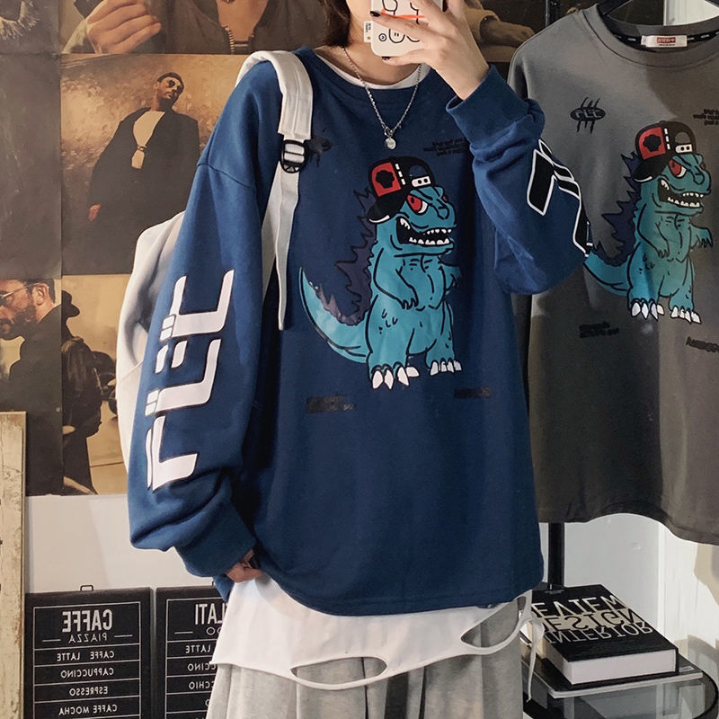 2021 New Men's Cartoon Printing Coats Long Sleeve Around Neck Loose Sweaters Fashion Hoodies Casual Cotton Sweater Size M-2xl Vwkk, Gray.
2021 New Men's Cartoon Printing Coats Long Sleeve Around Neck Loose Sweaters Fashion Hoodies Casual Cotton Sweater Size M-2xl Vwkk, Gray.