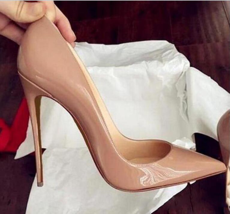 Top Quality 2018 Women Shoes Red Bottoms High Heels Sexy Pointed Toe Red Sole 8cm 10cm 12cm Pumps Wedding Dress Shoes Nude Black Shiny 688, Black patent leather
Top Quality 2018 Women Shoes Red Bottoms High Heels Sexy Pointed Toe Red Sole 8cm 10cm 12cm Pumps Wedding Dress Shoes Nude Black Shiny 688, Black patent leather