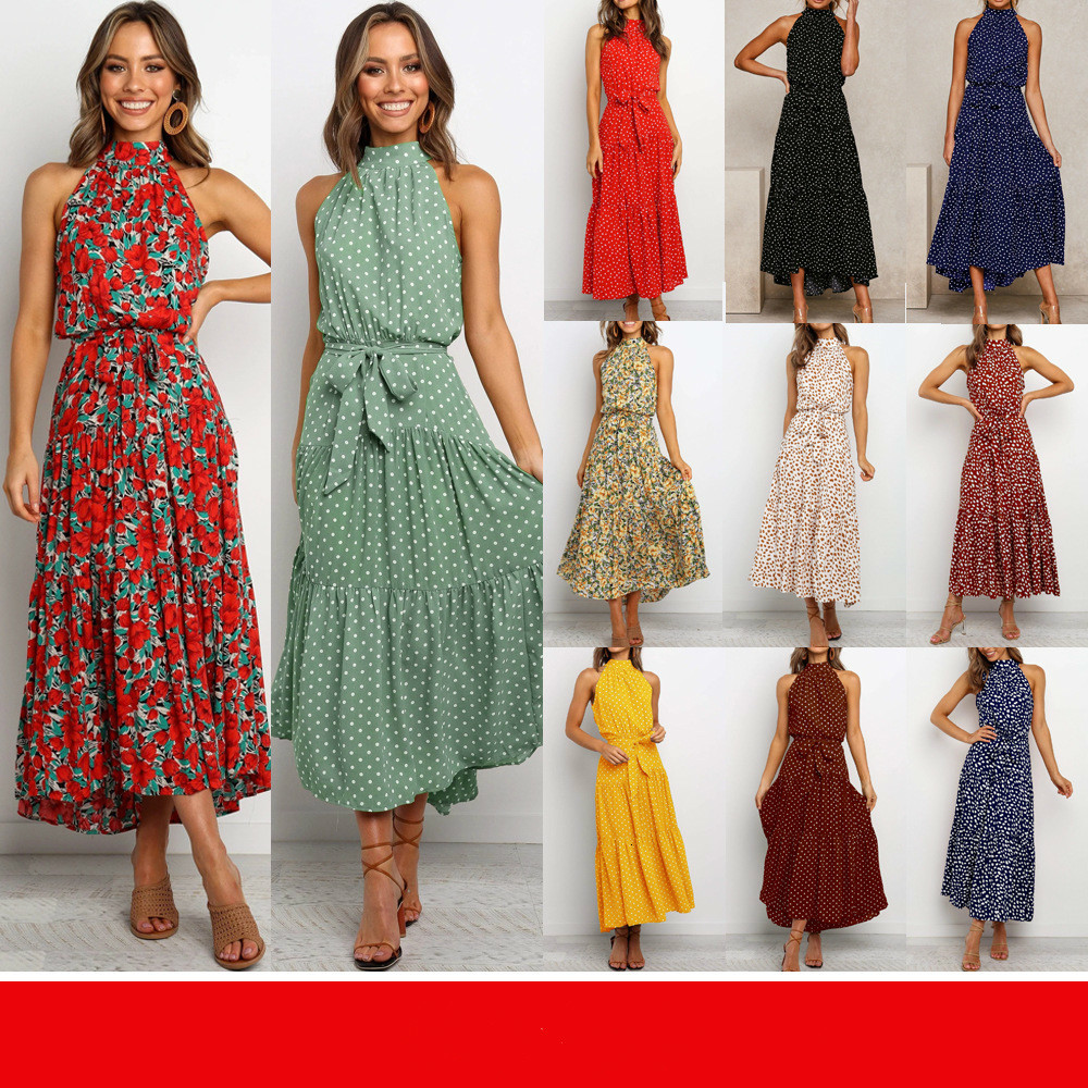 2021 New 9 Color Polka Dot Women Print Floral Long Summer Beach Boho Es Vestidos Sun Casual Costume Sexy Backless Utld, Yellow
2021 New 9 Color Polka Dot Women Print Floral Long Summer Beach Boho Es Vestidos Sun Casual Costume Sexy Backless Utld, Yellow