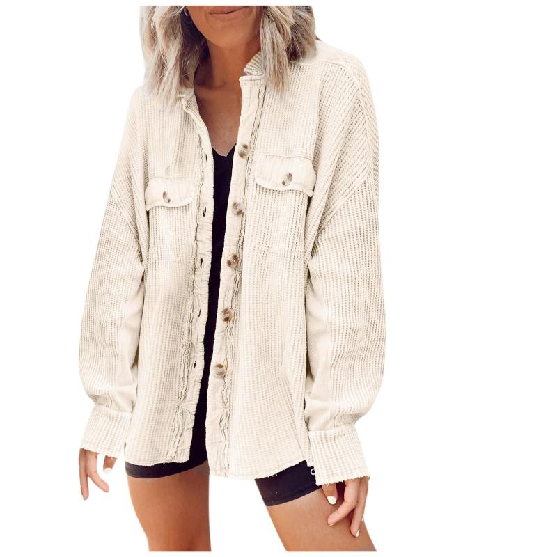 Women' Jackets For Women 2021 Loose Fit Batwing Sleeve Knit Button Down Shirt Shacket Tops Harajuku Y2k Outwear Oversized Jacket, Co
Women' Jackets For Women 2021 Loose Fit Batwing Sleeve Knit Button Down Shirt Shacket Tops Harajuku Y2k Outwear Oversized Jacket, Co