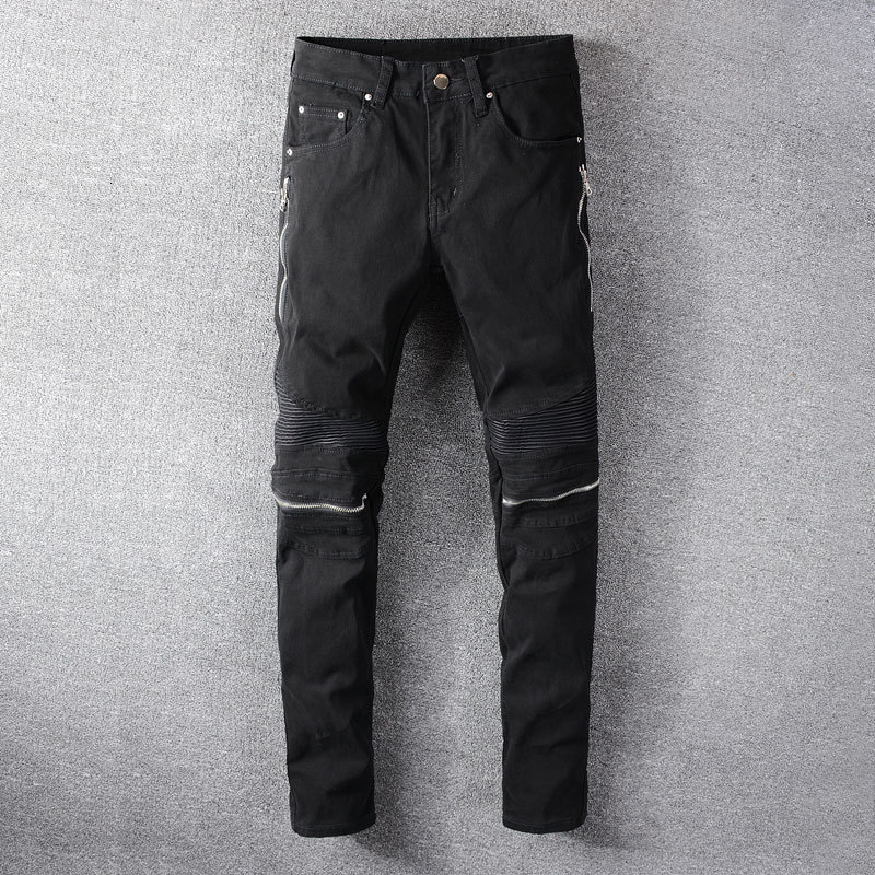 2021 New Fashion Streetwear Men Jeans Black High Quality Slim Fit Spliced Designer Patchwork Ripped Denim Trousers Hip Hop Biker Pants Fu2t
2021 New Fashion Streetwear Men Jeans Black High Quality Slim Fit Spliced Designer Patchwork Ripped Denim Trousers Hip Hop Biker Pants Fu2t