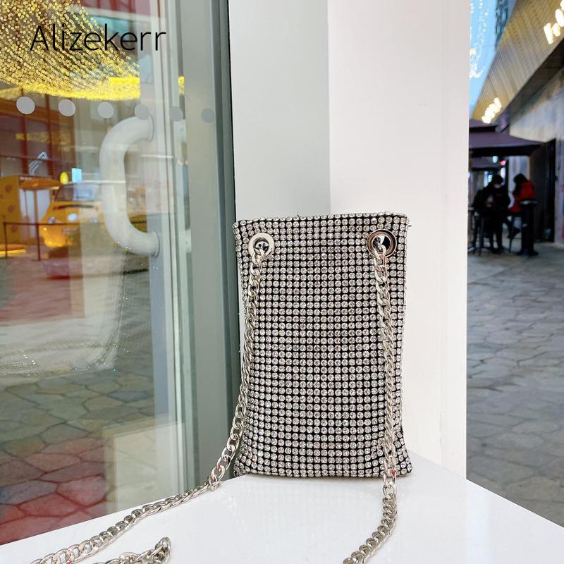 Evening Bags Diamonds Phone Crossbody For Women 2021 Luxury Designer Silver Rhinestone Chain Small Purses And Handbags High Quality, Black
Evening Bags Diamonds Phone Crossbody For Women 2021 Luxury Designer Silver Rhinestone Chain Small Purses And Handbags High Quality, Black