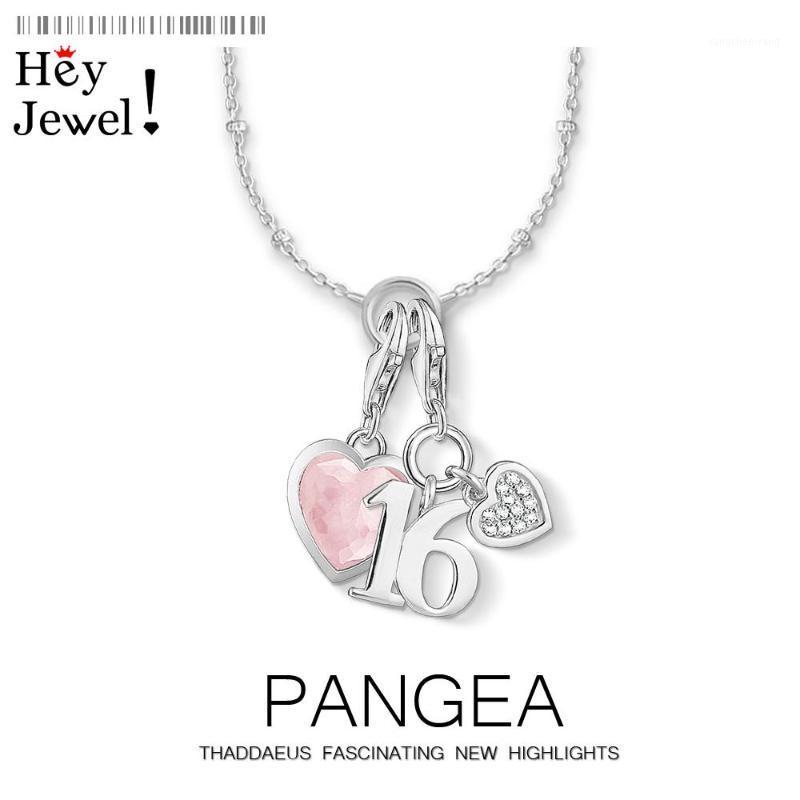 Charm Necklace Pink Heart Lucky Number 16 2021 Winter Fashion Jewelry Europe 925 Sterling Silver Bijoux Gift For Women Chains
Charm Necklace Pink Heart Lucky Number 16 2021 Winter Fashion Jewelry Europe 925 Sterling Silver Bijoux Gift For Women Chains