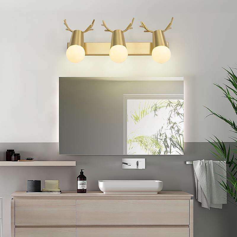 Nordic Led Wall Lamp Antlers Makeup Mirror Light for Bathroom Waterproof Vanity Golden Copper Wall Lamp Indoor Decor Fixtures
Nordic Led Wall Lamp Antlers Makeup Mirror Light for Bathroom Waterproof Vanity Golden Copper Wall Lamp Indoor Decor Fixtures