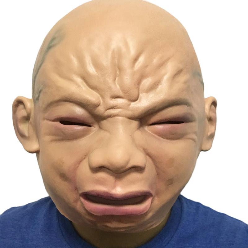 Party Masks Funny Halloween Scary Horror Elder Latex Full Head Mask Supersoft Old Man Cosplay Prop Dressup April Fool039s Day 3281536