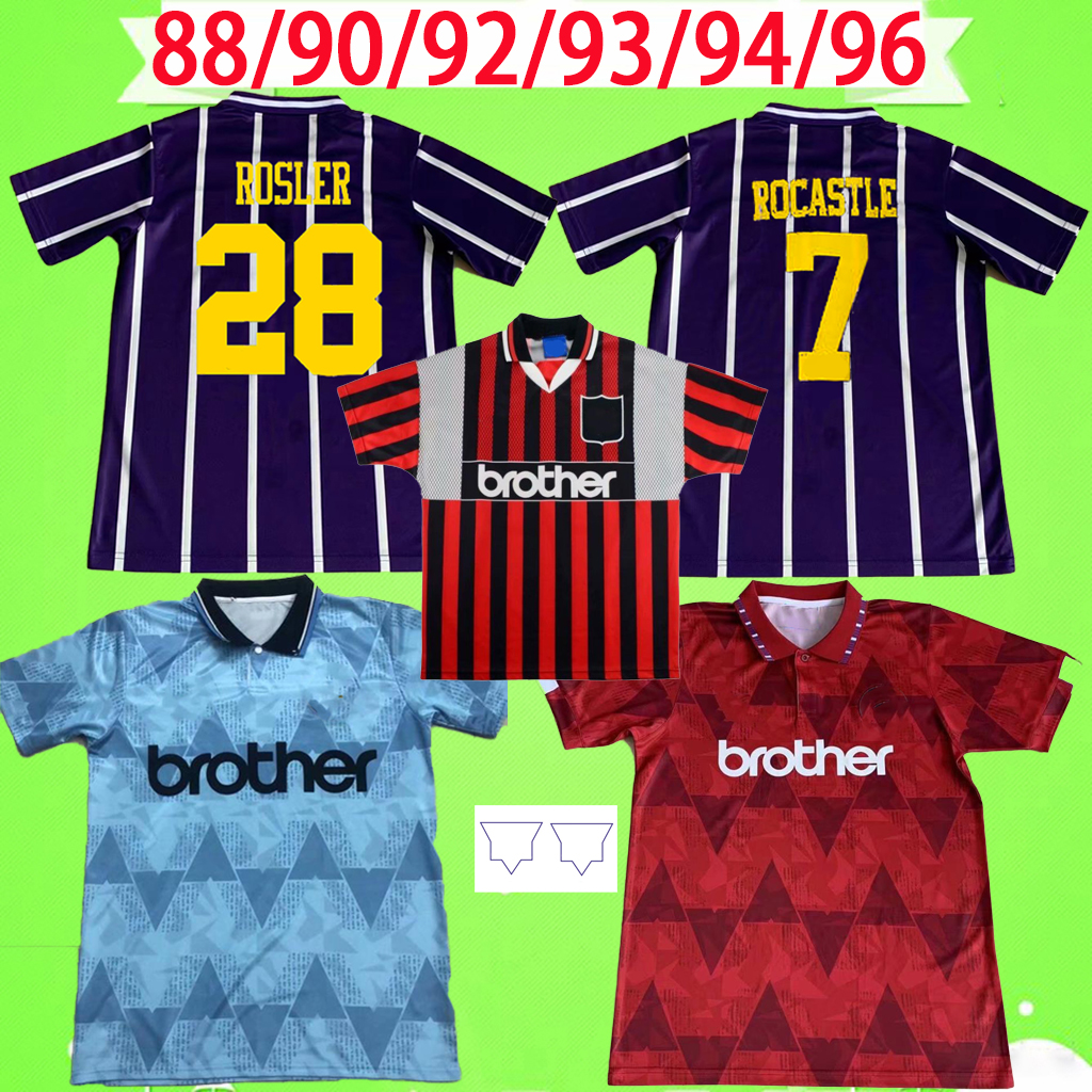 Manchester Retro Soccer Jerseys 1988 1989 1990 1992 1993 1994 1995 1996 Vintage Classic MAN football shirts 88 89 90 92 93 94 96 ROSLER QUINN ROCASTLE SHERON GRIFFITHS
Manchester Retro Soccer Jerseys 1988 1989 1990 1992 1993 1994 1995 1996 Vintage Classic MAN football shirts 88 89 90 92 93 94 96 ROSLER QUINN ROCASTLE SHERON GRIFFITHS