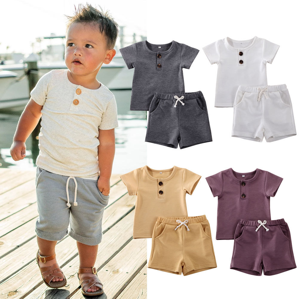 Summer New Kid Baby Boy Girls Clothes T-shirt Top Short Pants 2Pcs Solid Color Outfit Set Clothes 0-2Years
Summer New Kid Baby Boy Girls Clothes T-shirt Top Short Pants 2Pcs Solid Color Outfit Set Clothes 0-2Years
