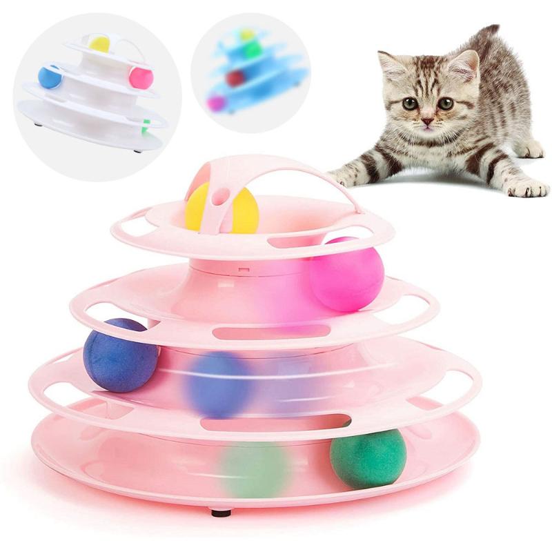 Cat Toys Cats Turntable Balls 4 Layers Play Track Plate Accessories Interactive Toy Indoor Pet Supplies For Kitten Teasers
Cat Toys Cats Turntable Balls 4 Layers Play Track Plate Accessories Interactive Toy Indoor Pet Supplies For Kitten Teasers