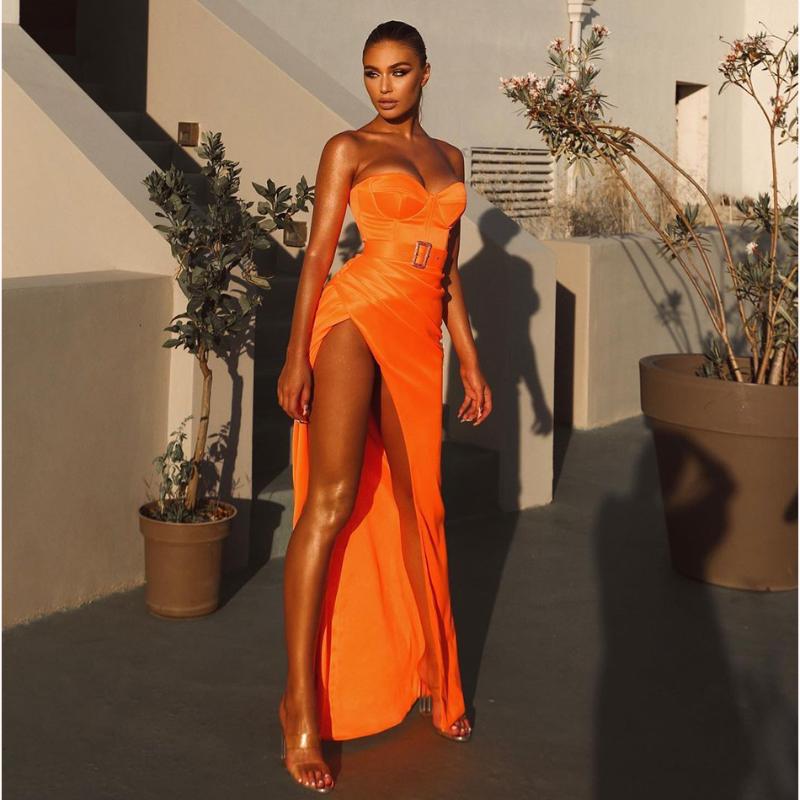 Casual Dresses 2021 Autumn Fashion Orange Tube Top Halter Belt Cut Out Long Dress Sexy Slimming Party Bodycon
Casual Dresses 2021 Autumn Fashion Orange Tube Top Halter Belt Cut Out Long Dress Sexy Slimming Party Bodycon