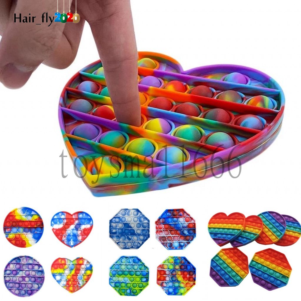 Rainbow Push Fidget Toy Sensory Push Bubble Fidget Sensory Autism Special Needs Anxiety Stress Reliever for Office Workers Fluorescen us STOCK HY08
Rainbow Push Fidget Toy Sensory Push Bubble Fidget Sensory Autism Special Needs Anxiety Stress Reliever for Office Workers Fluorescen us STOCK HY08
