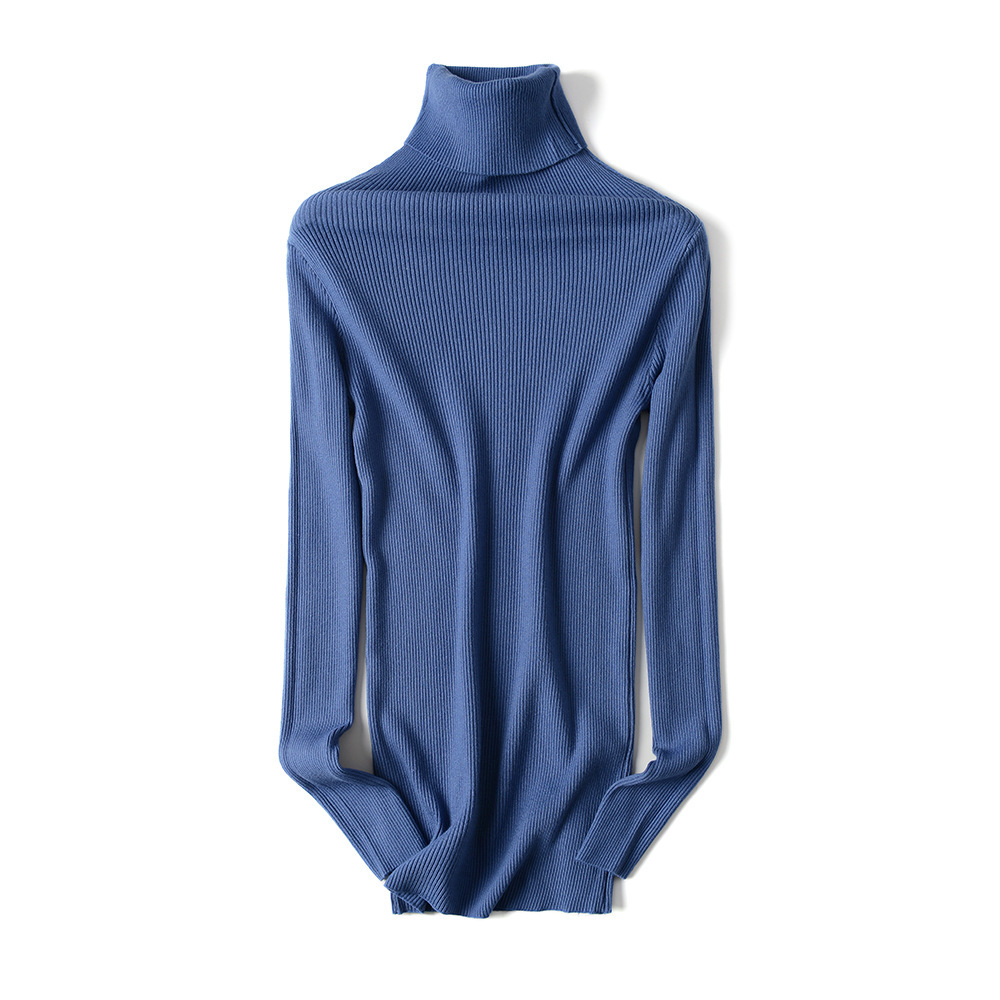 New Women's Solid Primer Turtleneck Sweater Winter Thick Warm Long Sleeve Knitted Pullovers Elegant Slim-fit Tight Sweater 210218