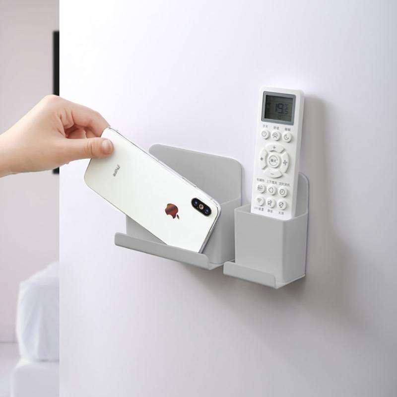 Hooks & Rails Wall Mounted Storage Box Phone Holder Remote Control Plug Multi-function Rack Home
Hooks & Rails Wall Mounted Storage Box Phone Holder Remote Control Plug Multi-function Rack Home