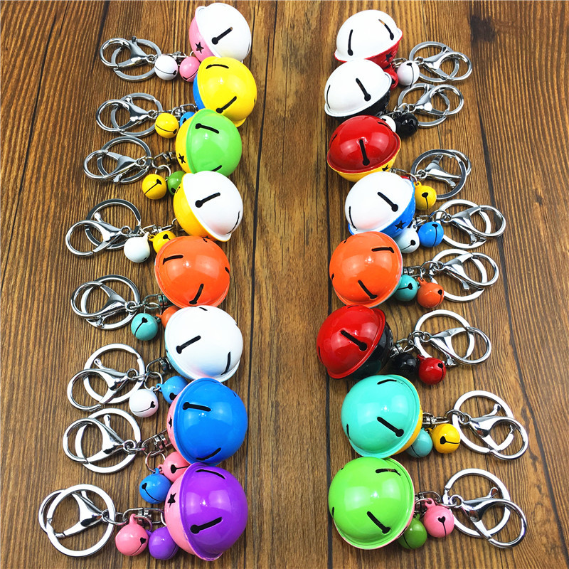 10Pieces/Lot Two-tone metal paint bell keychain creative Christmas color matching mens car ladies bag doll pendant
10Pieces/Lot Two-tone metal paint bell keychain creative Christmas color matching mens car ladies bag doll pendant