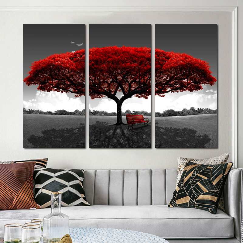 Gold Tree Pictures For Home Canvas Painting Abstract Poster Wall Art For Living Room Decoration Posters And Prints