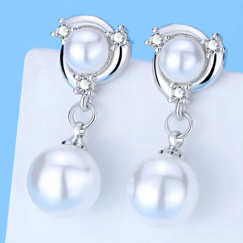 Dangle & Chandelier YANHUI Original 925 Sterling Silver 10mm Freshwater Cultured Pearl Stud Earrings For Women As Gifts Jewerly 
Dangle & Chandelier YANHUI Original 925 Sterling Silver 10mm Freshwater Cultured Pearl Stud Earrings For Women As Gifts Jewerly