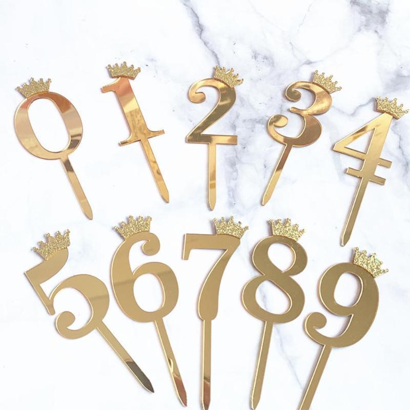 Other Festive & Party Supplies Creative Sequins Crown Digital Acrylic Cards Birthday Number 0-9 Cake Topper Girls Boys Baby Decoration
Other Festive & Party Supplies Creative Sequins Crown Digital Acrylic Cards Birthday Number 0-9 Cake Topper Girls Boys Baby Decoration