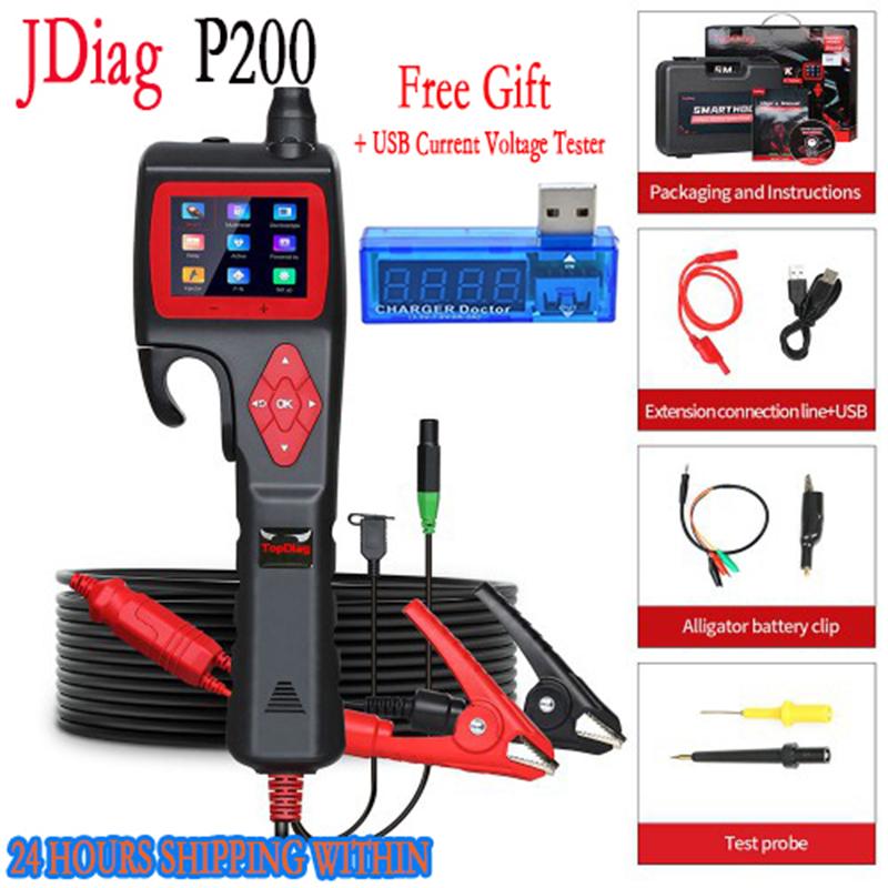Diagnostic Tools JDiag P200 SMARTHOOK Circuit Tester Probe Powerful Diagnose Vehicle Electrical System Problem Smart
Diagnostic Tools JDiag P200 SMARTHOOK Circuit Tester Probe Powerful Diagnose Vehicle Electrical System Problem Smart