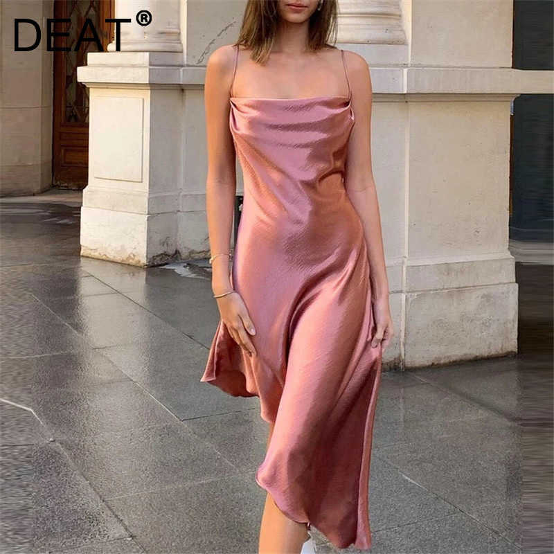 DEAT Women Sling Asymmetrical Dress Slash Neck Sleeveless Arrivals Lady Backless Sexy Fashion Spring Summer 11D1360 210709, Purple
DEAT Women Sling Asymmetrical Dress Slash Neck Sleeveless Arrivals Lady Backless Sexy Fashion Spring Summer 11D1360 210709, Purple