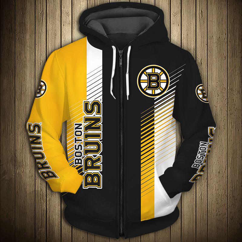 Men's Hoodies & Sweatshirts Boston Casual 3D Zipper Hoodie Graffiti Letter B Black And Yellow Stripes Print Bruins Sweatshirt
Men's Hoodies & Sweatshirts Boston Casual 3D Zipper Hoodie Graffiti Letter B Black And Yellow Stripes Print Bruins Sweatshirt
