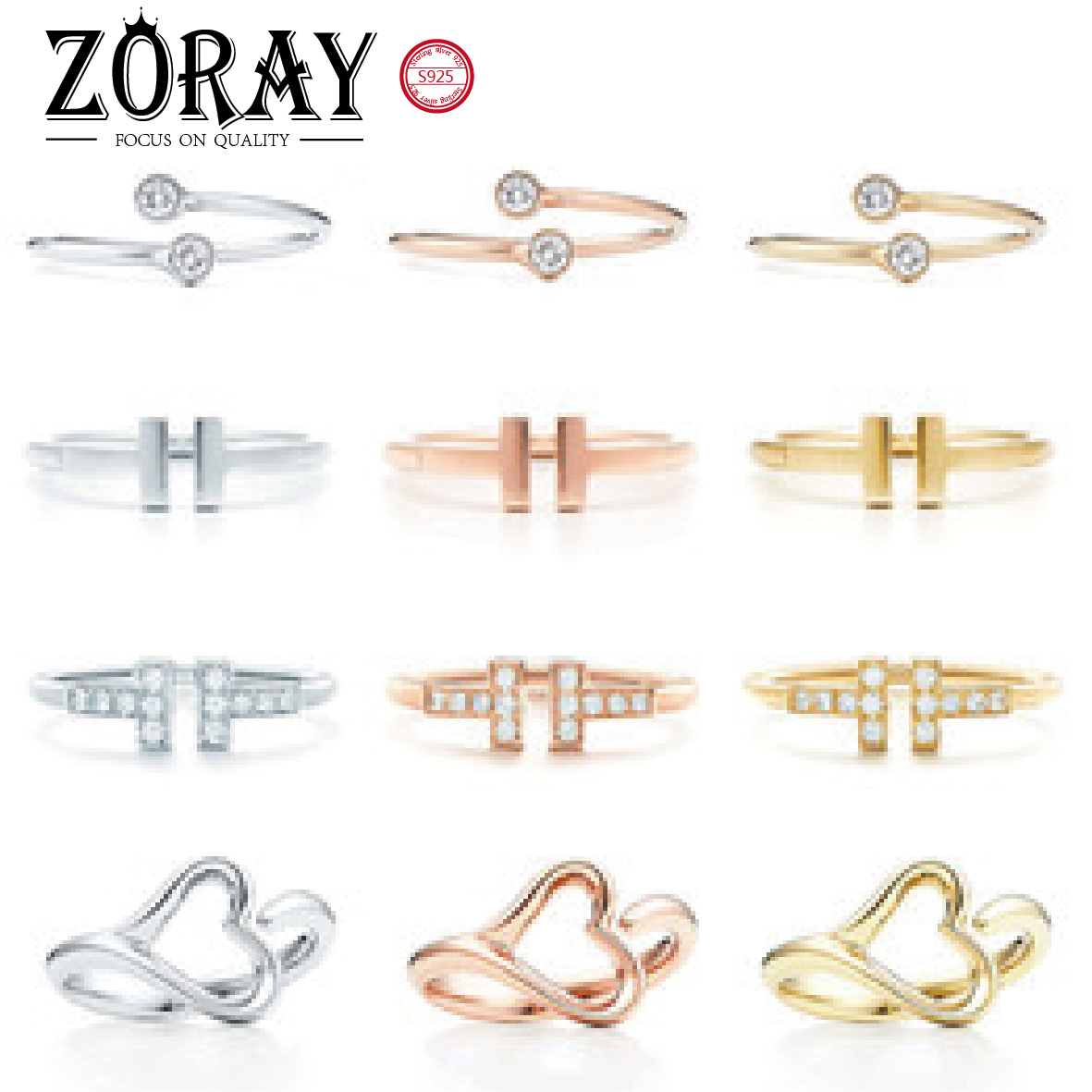 tiff double T ladies s925 silver jewelry With Side Stones ring, rose gold multicolor, wholesale from China
tiff double T ladies s925 silver jewelry With Side Stones ring, rose gold multicolor, wholesale from China
