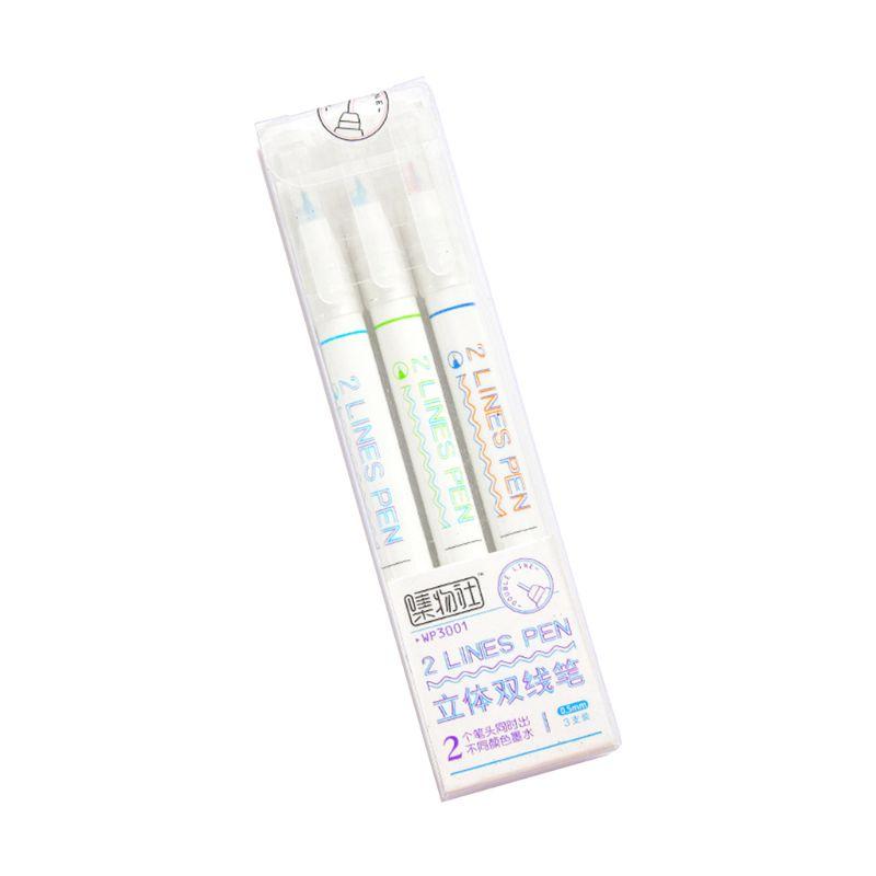 2021 New 3/6pcs Double 2 Lines Gel Pen Marker DIY Scrapbooking Journal Decor Stationery
2021 New 3/6pcs Double 2 Lines Gel Pen Marker DIY Scrapbooking Journal Decor Stationery