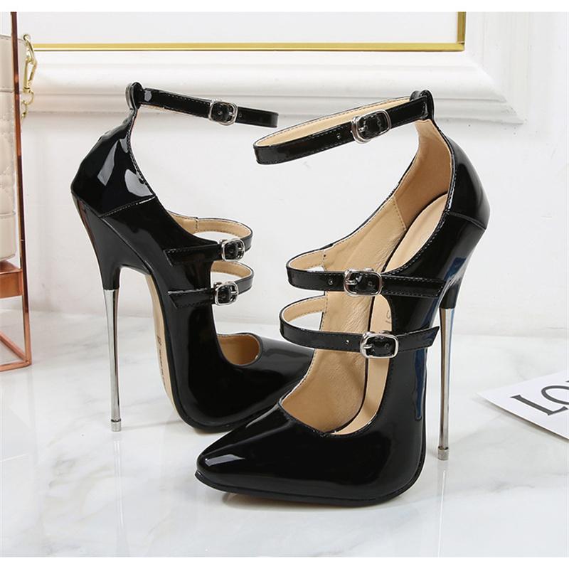 Dress Shoes 16cm Super High Heels Ankle Strap Sexy Pumps Fetish Stilettos Instep Pole Dance Model Show Stripper Unisex S6ize 4
Dress Shoes 16cm Super High Heels Ankle Strap Sexy Pumps Fetish Stilettos Instep Pole Dance Model Show Stripper Unisex S6ize 4