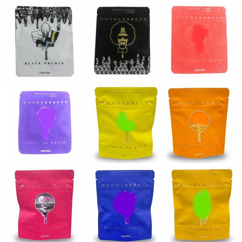 wholesale Wonderbrett bag 3.5 Grams Soft Touch Skin mylar bags oz kush black orchid Childproof Smell Proof package Cookies baggies for Dry Herb Flowers
wholesale Wonderbrett bag 3.5 Grams Soft Touch Skin mylar bags oz kush black orchid Childproof Smell Proof package Cookies baggies for Dry Herb Flowers