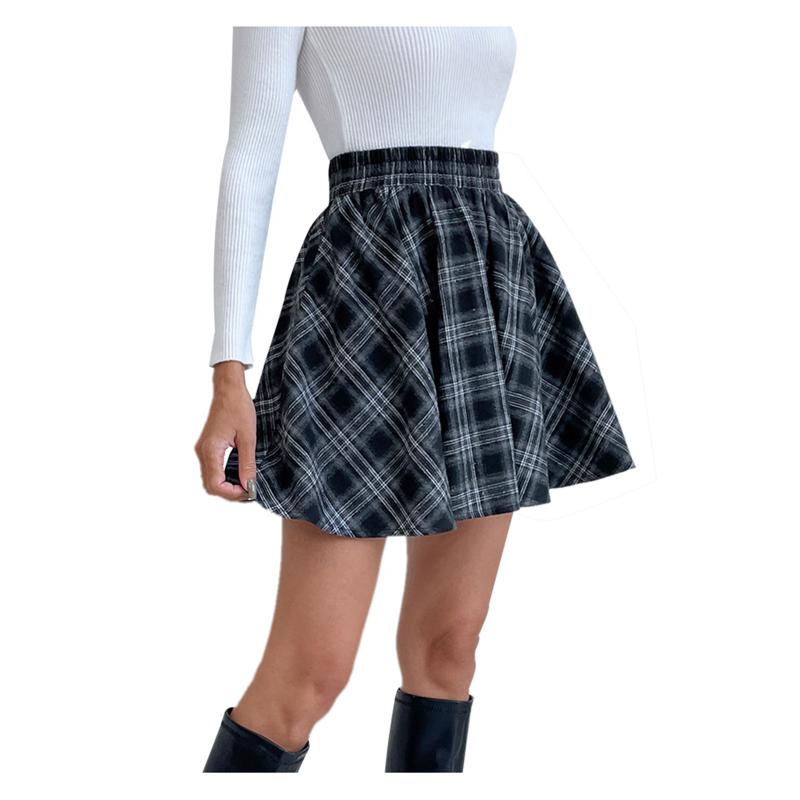Skirts JAYCOSIN Women's High Elastic Waist Plaid Pleated Skirt Tartan Skater School Uniform Mini Ladies Sweet, Black
Skirts JAYCOSIN Women's High Elastic Waist Plaid Pleated Skirt Tartan Skater School Uniform Mini Ladies Sweet, Black
