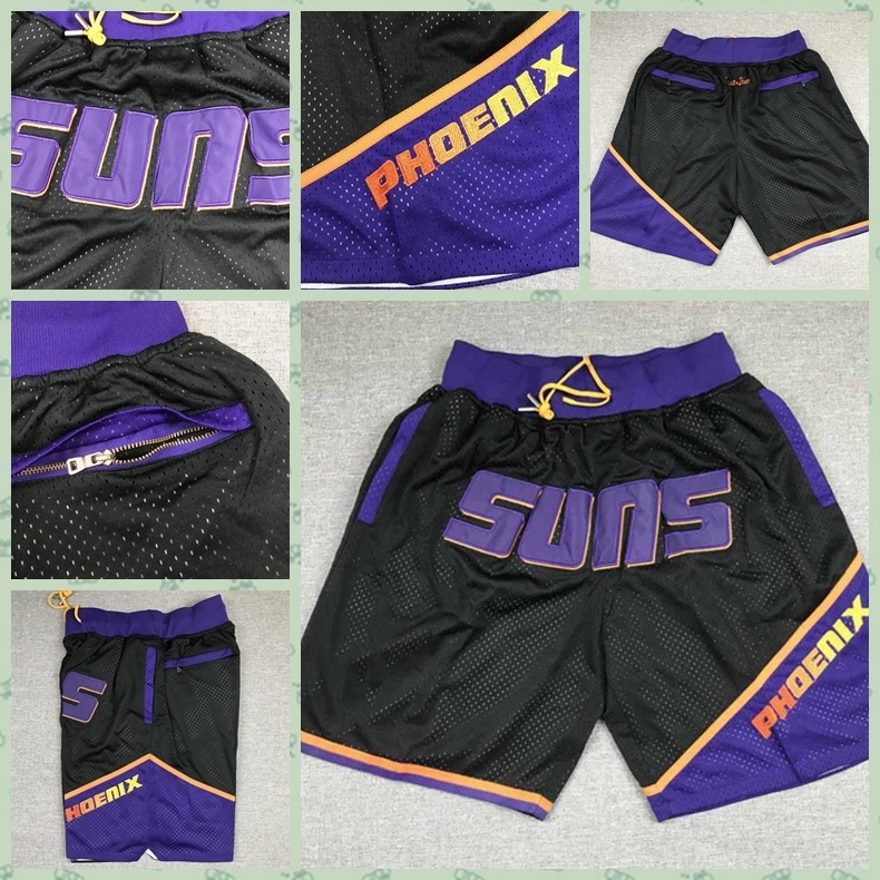 Nba's Men Phoenix's Suns's just don Basketball Shorts Exquisite embroidered fabric pocket pants
Nba's Men Phoenix's Suns's just don Basketball Shorts Exquisite embroidered fabric pocket pants