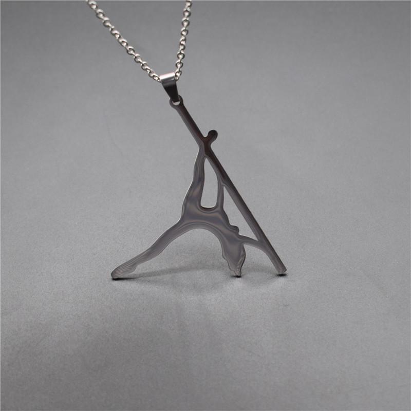 Pendant Necklaces Classic Pole Dance Necklace High Quality Stainless Steel Dancer Jewellery Women
Pendant Necklaces Classic Pole Dance Necklace High Quality Stainless Steel Dancer Jewellery Women