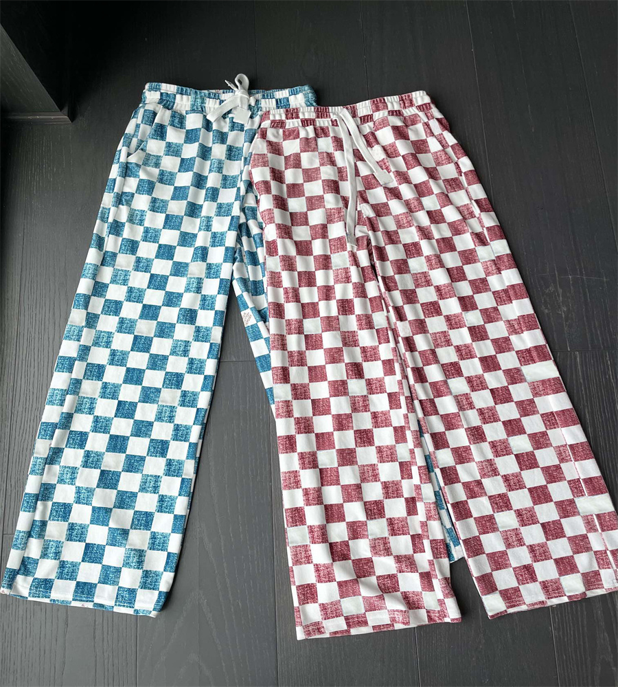 Wide Leg Casual Pants Streetwear Joggers Oversize Jacquard Lettering Checkered Small letter High Waist New Baggy Sweatpants, Black;white
Wide Leg Casual Pants Streetwear Joggers Oversize Jacquard Lettering Checkered Small letter High Waist New Baggy Sweatpants, Black;white
