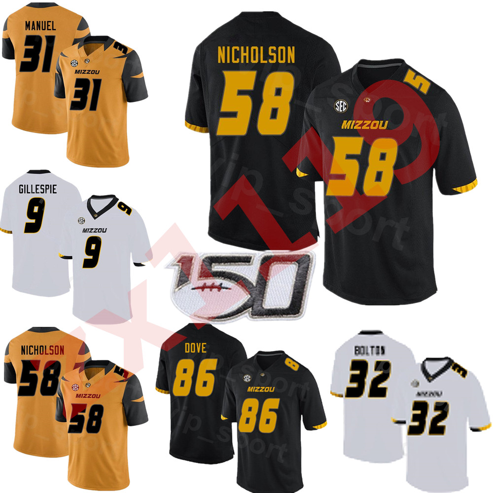 NCAA Missouri Tigers 86 Tauskie Dove Jersey Football College 32 Nick Bolton 11 Devin Nicholson 3 Martez Manuel 9 Tyree Gillespie University, As pic
NCAA Missouri Tigers 86 Tauskie Dove Jersey Football College 32 Nick Bolton 11 Devin Nicholson 3 Martez Manuel 9 Tyree Gillespie University, As pic