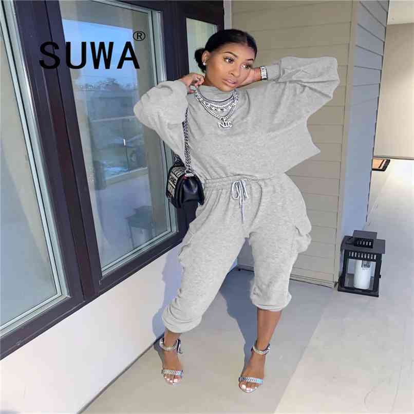 High Street Fashion Vintage Wholesale Clothes For Women 2 Pieces Matching Sets Pullover Top Tunic Baggy Pants Office Wear 210525, Gray
High Street Fashion Vintage Wholesale Clothes For Women 2 Pieces Matching Sets Pullover Top Tunic Baggy Pants Office Wear 210525, Gray