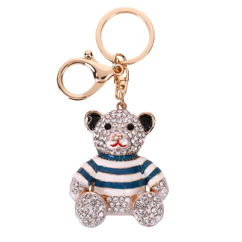 Keychains Men And Women Couple Fashion Bear Keychain Personality Crystal Bears Creative Car Key Bag Bendant
Keychains Men And Women Couple Fashion Bear Keychain Personality Crystal Bears Creative Car Key Bag Bendant
