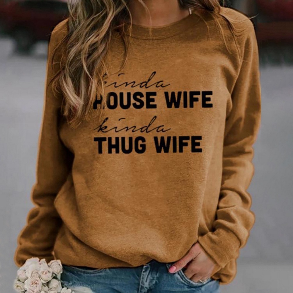 LASPERAL Autumn Hoodies Women Fashion Letter Print Long Sleeve Sweatshirt Harajuku Jumper Casual Loose Pullover Female Tops 201127