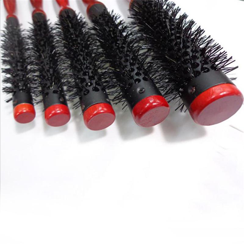 Hair Brushes 1PC DIY Hairstyle Cuspidal Handle Detangle Comb Roller Round Massage Hairbrush Styling Tool