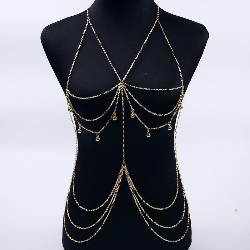 Beach Women Necklaces&Pendants Sexy Bikini Tassel Bodychains Dress Gold Charm Necklace Fashion Body Jewelry Collane Duftgold Chains
Beach Women Necklaces&Pendants Sexy Bikini Tassel Bodychains Dress Gold Charm Necklace Fashion Body Jewelry Collane Duftgold Chains