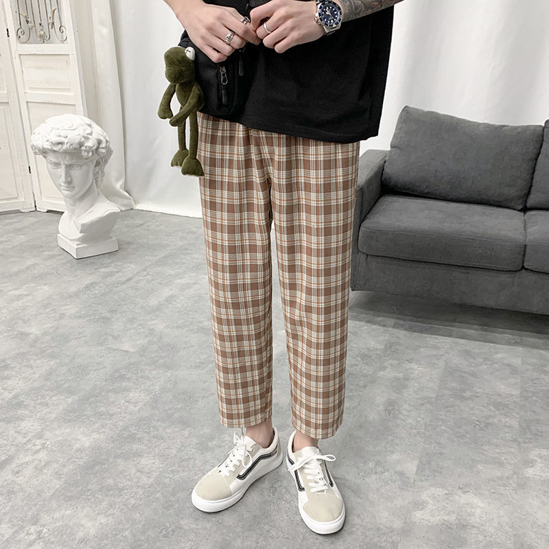 2021 New Men's Teenager Casual Fashion Streetwear Haren Pants Hip Hop Style Trousers Cargo Baggy Joggers Sweatpants -2xl Yclt, Green grid
2021 New Men's Teenager Casual Fashion Streetwear Haren Pants Hip Hop Style Trousers Cargo Baggy Joggers Sweatpants -2xl Yclt, Green grid