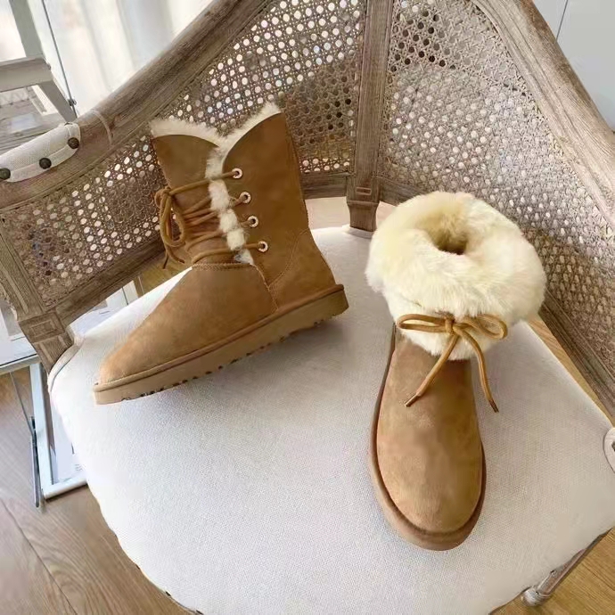 2022 Designer australian boots women ug winter snow warm furry satin boot ankle booties fur leather lace-up shoes, Box
2022 Designer australian boots women ug winter snow warm furry satin boot ankle booties fur leather lace-up shoes, Box