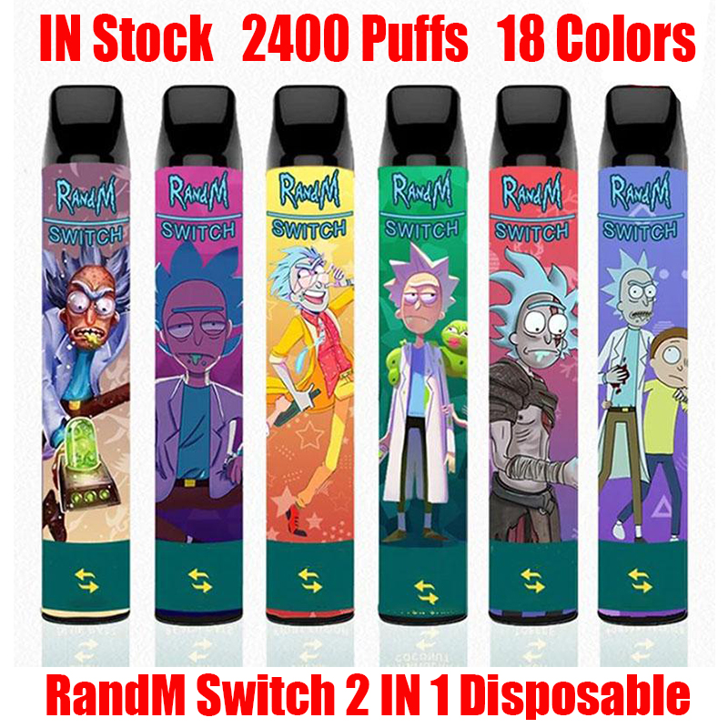 Original RandM Switch 2 IN 1 Disposable Device Kit 1000mAh Battery 8ml Prefilled Pod 2400 Puffs Double Vape Pen Dazzle Pro 100% Authentic
Original RandM Switch 2 IN 1 Disposable Device Kit 1000mAh Battery 8ml Prefilled Pod 2400 Puffs Double Vape Pen Dazzle Pro 100% Authentic