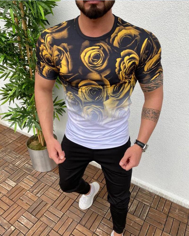 3D Wer Gradient T-Shirt: Elevate Your Summer Style B4